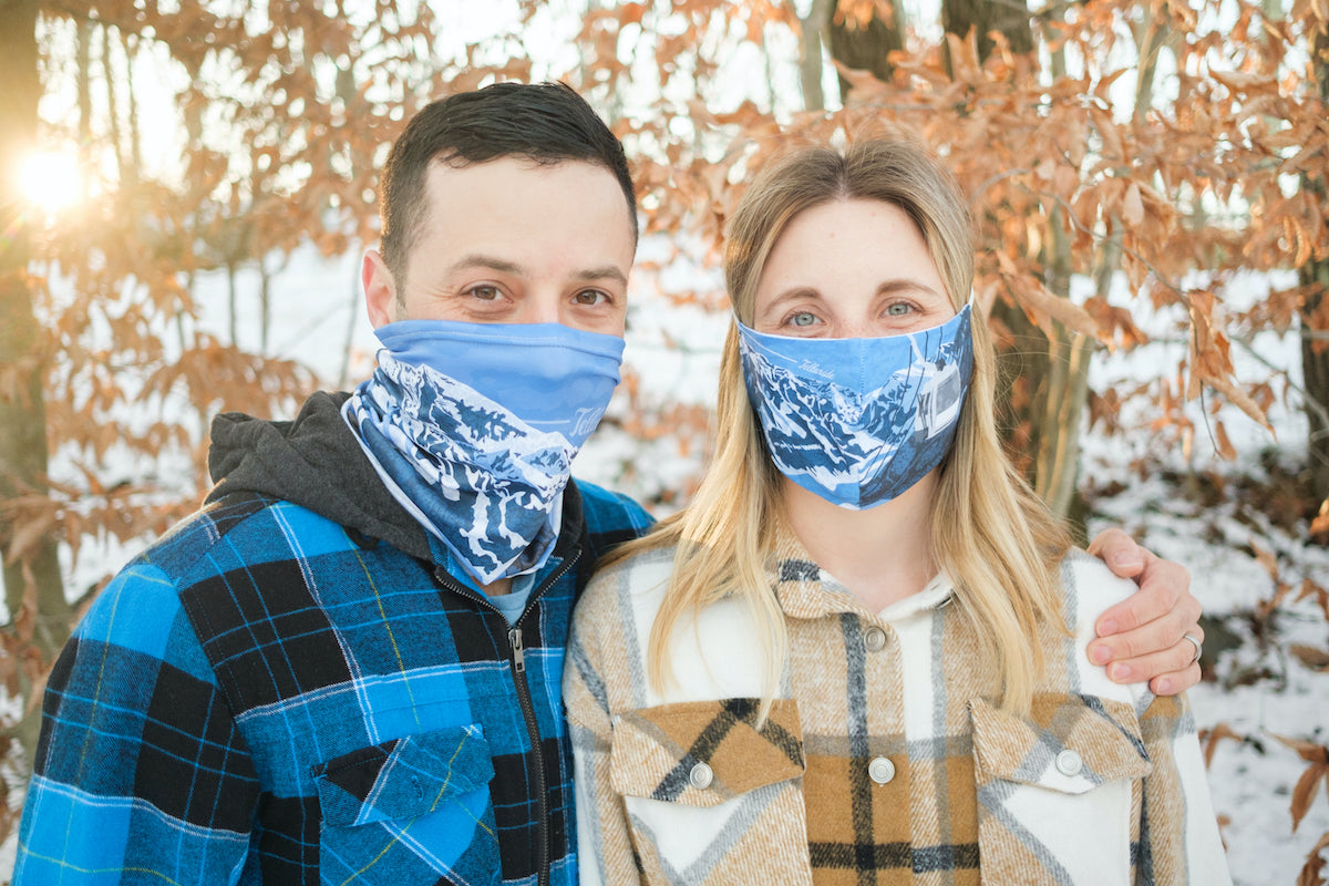 Telluride Abstract Neck Gaiter - Knotty Tie Co.