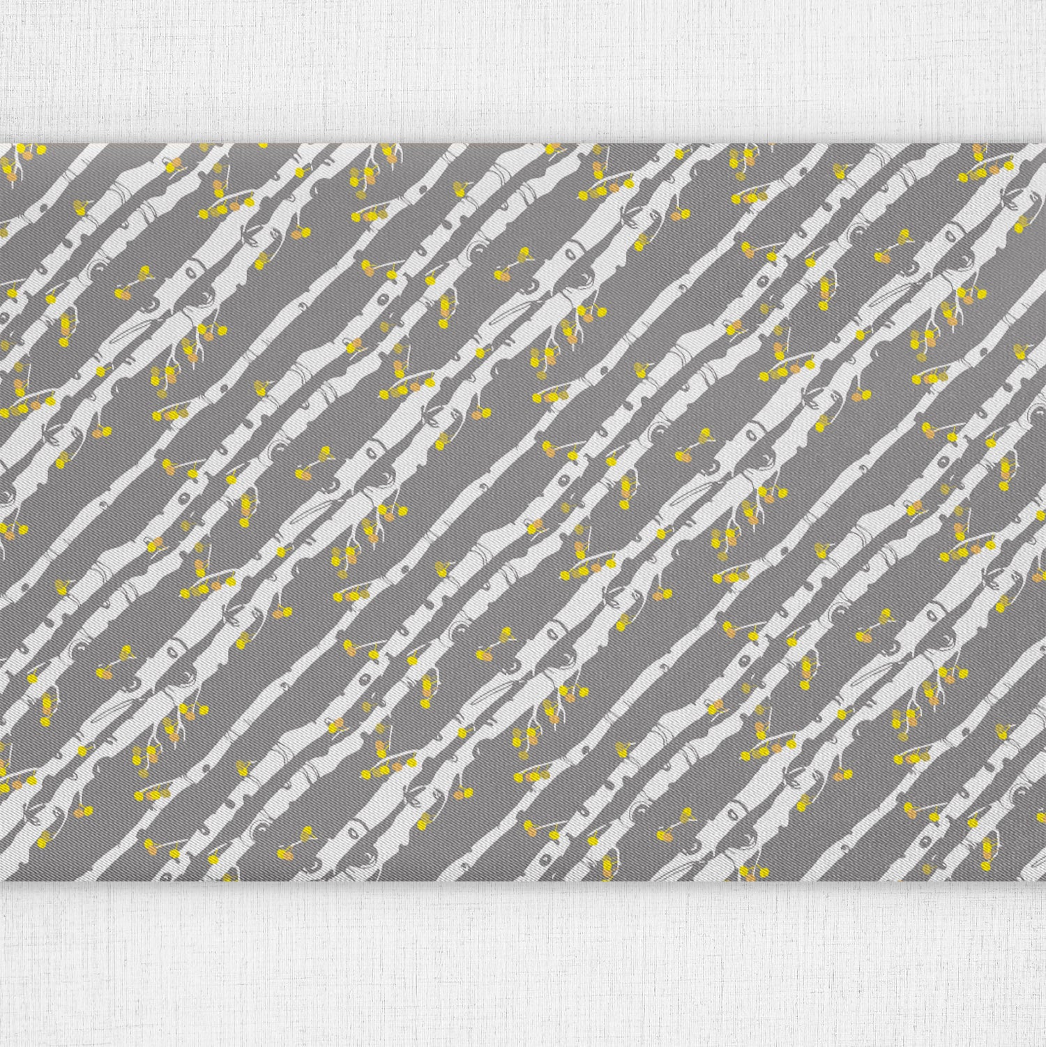 Aspen Grove Table Runner - Close Up Top View - Knotty Tie Co.