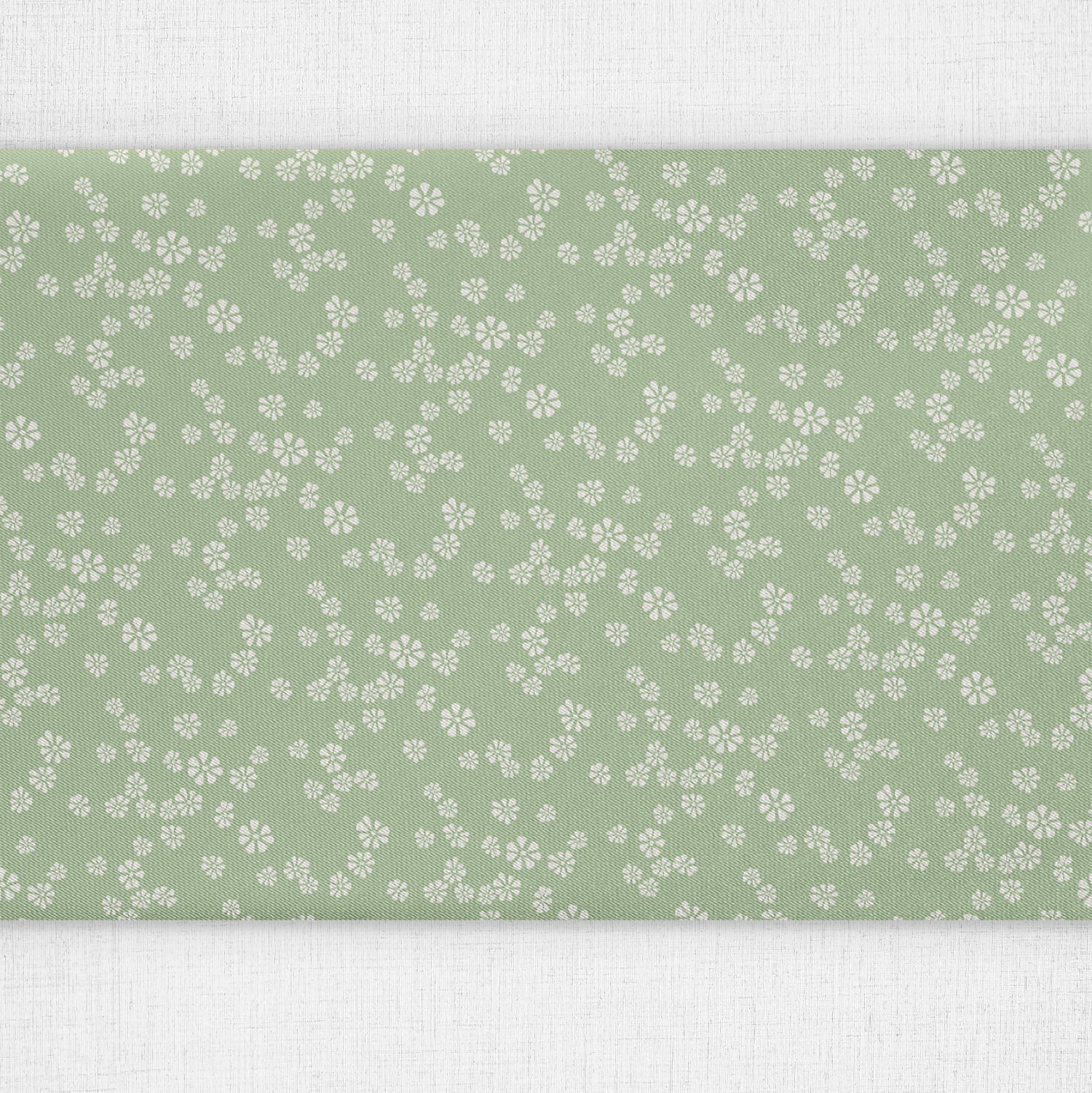 Floating Floral Table Runner - Close Up Top View - Knotty Tie Co.